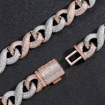 Hip Hop Cuban Link Cubic Zirconia Bracelet for Men