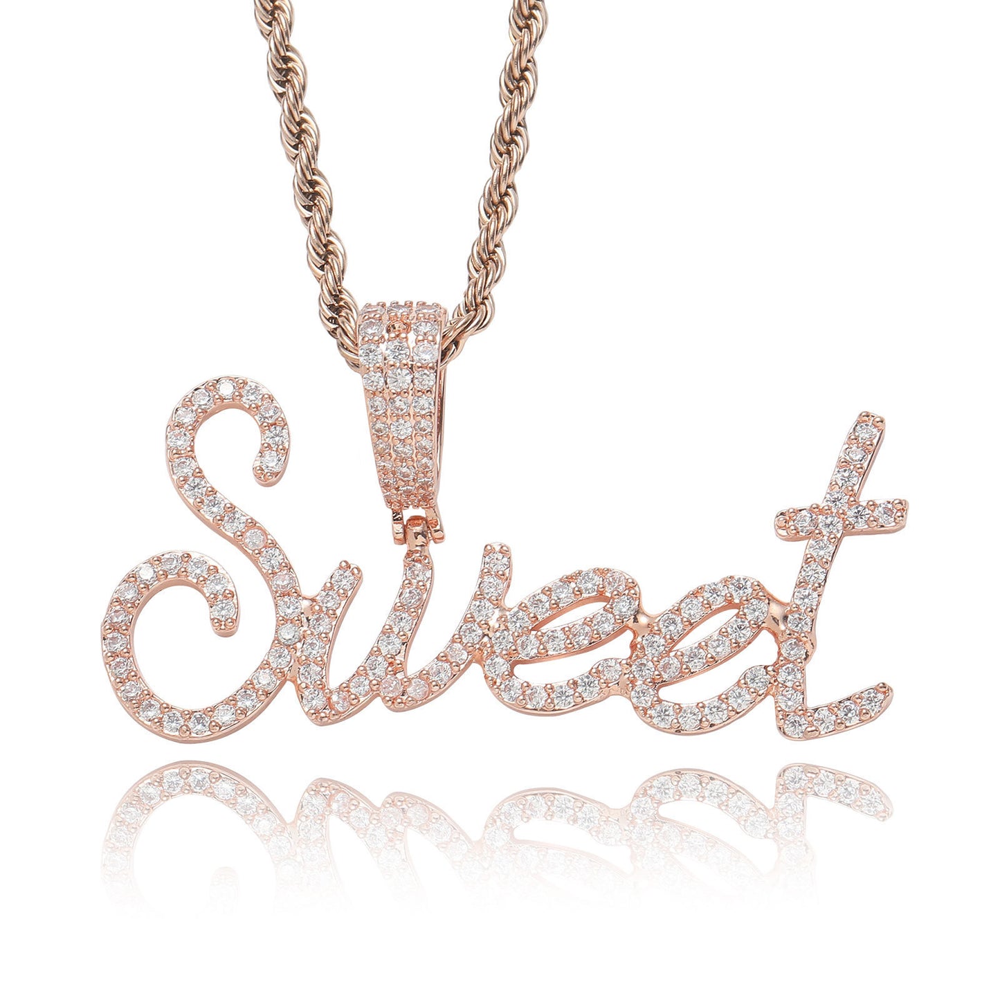 Hip Hop Round Photo Frame Stainless Steel Pendant Necklace for Men and Women