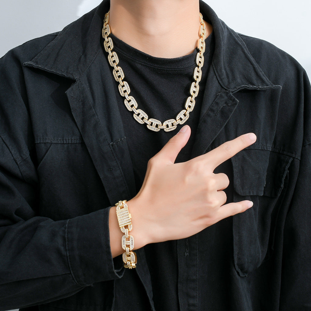 Cuban Link Copper Necklace for Men