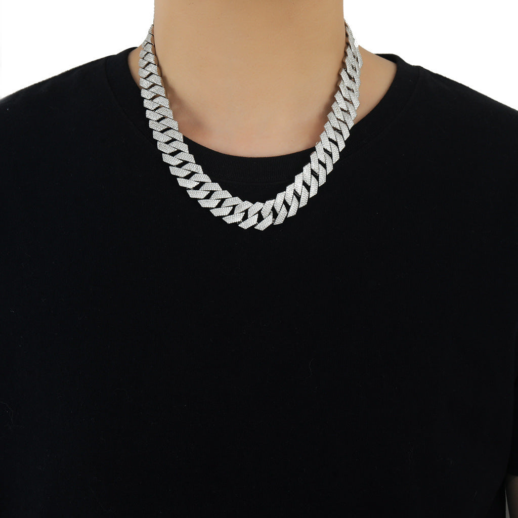 Hip Hop Vintage Cuban Link Copper Necklace for Men