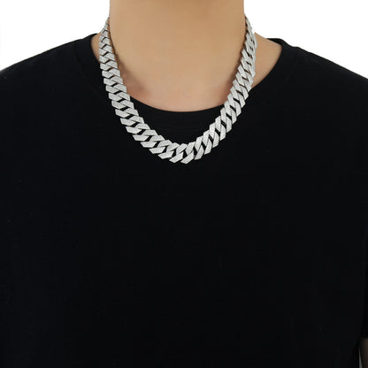 Hip Hop Vintage Cuban Link Copper Necklace for Men