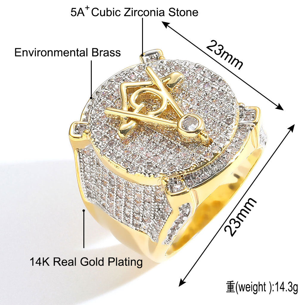 Vintage Fashion Cubic Zirconia Bracelet for Men