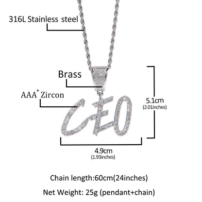 CEO pendant materials and dimensions diagram