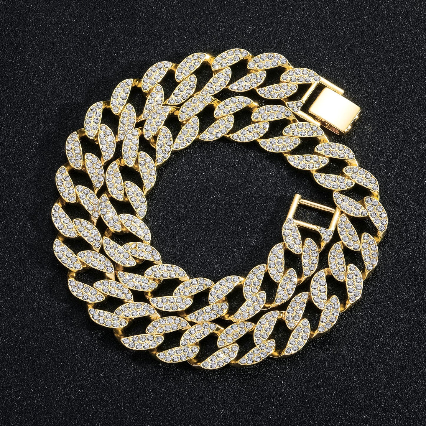 Hip Hop Cuban Link Alloy Necklace for Men
