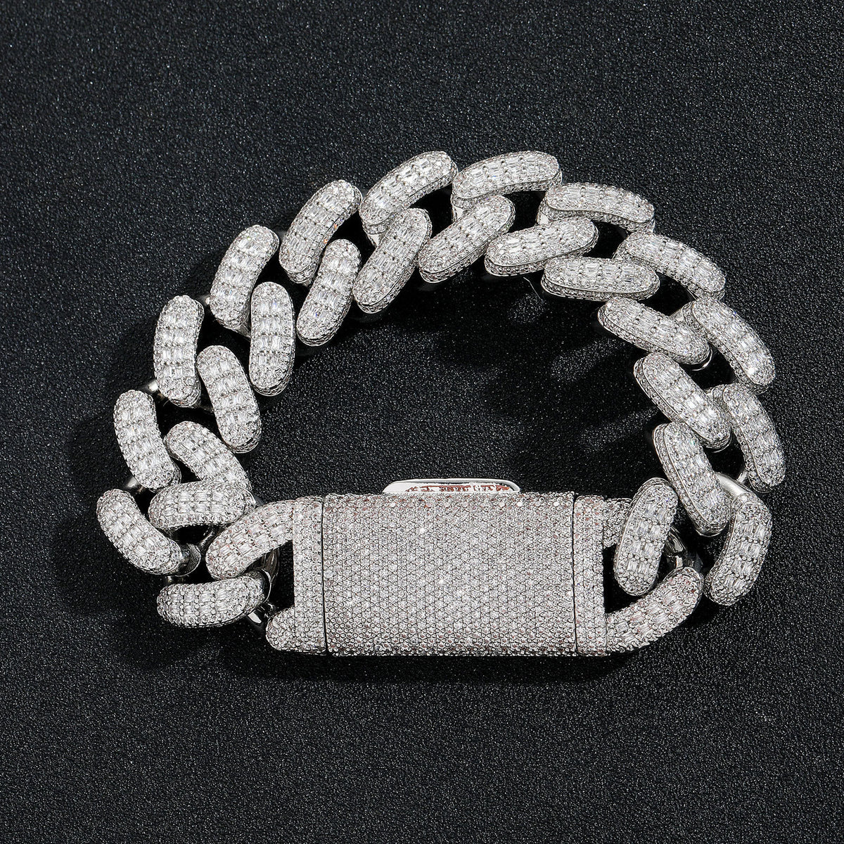 Hip Hop Cuban Link Copper Bracelet for Men product image