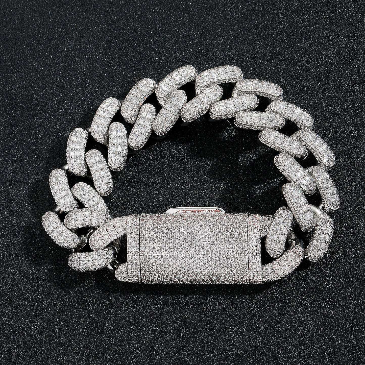 Hip Hop Cuban Link Copper Bracelet for Men