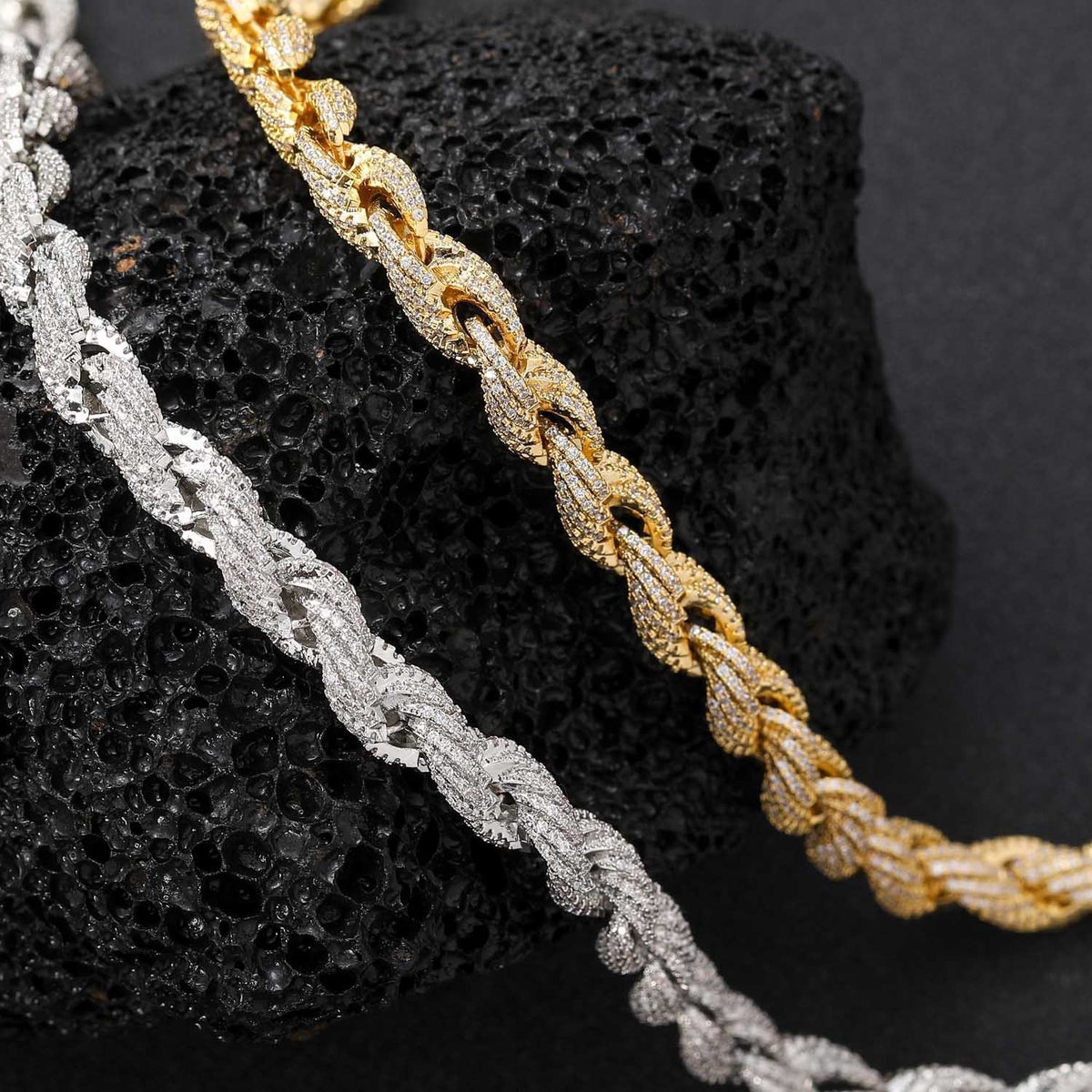 Hip Hop Minimalist Fashion Cubic Zirconia Bracelet for Men product image