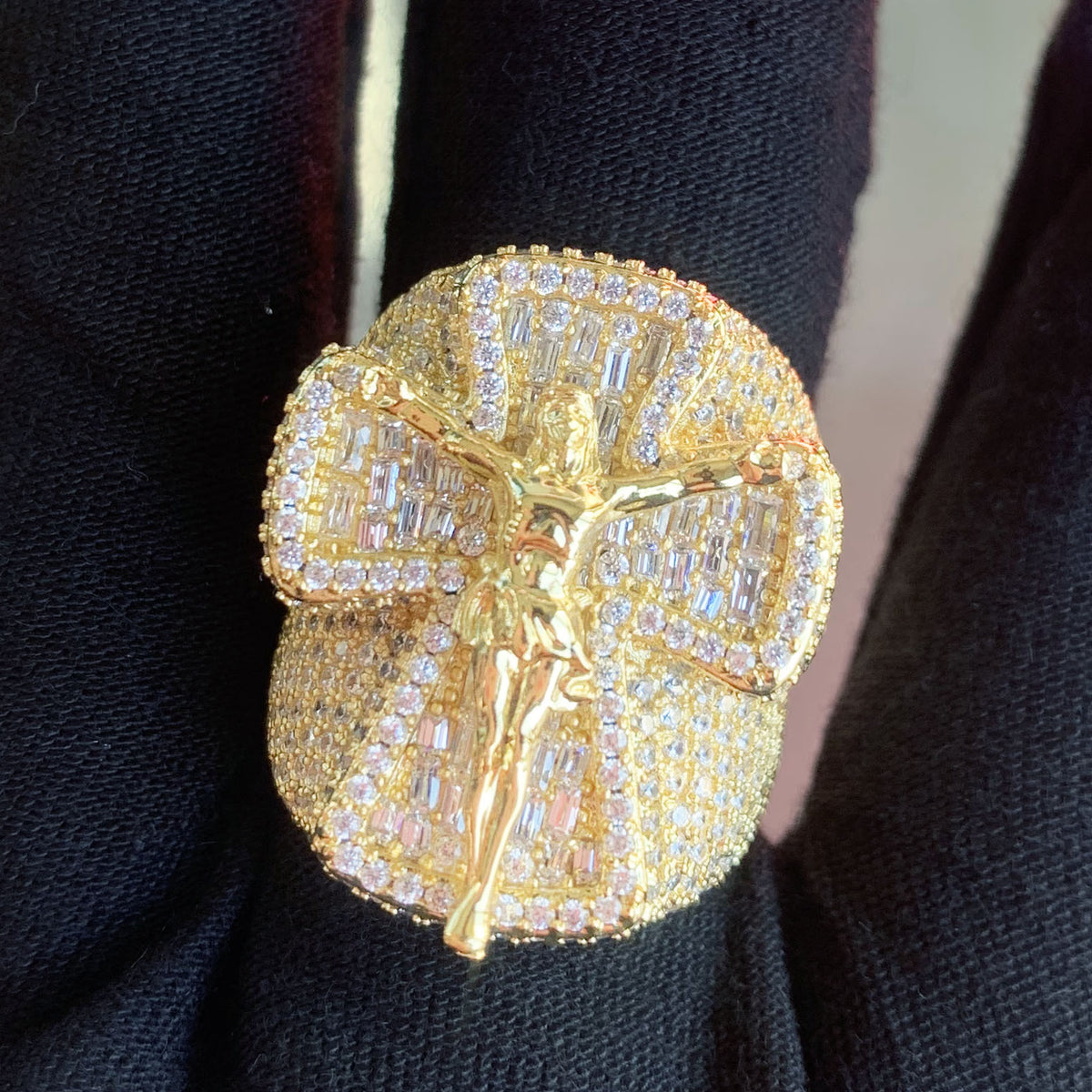 Iced Out Angel Statement Ring product image