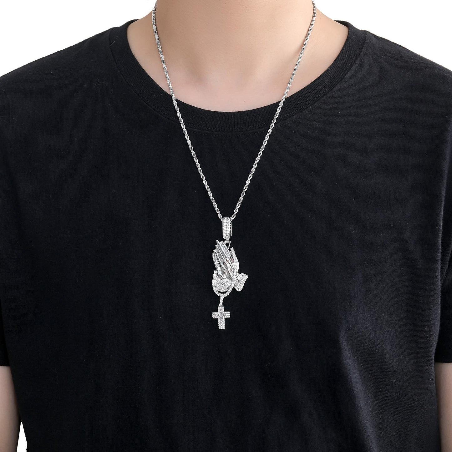 Hip Hop Fashion Copper Pendant Necklace for Men and Women