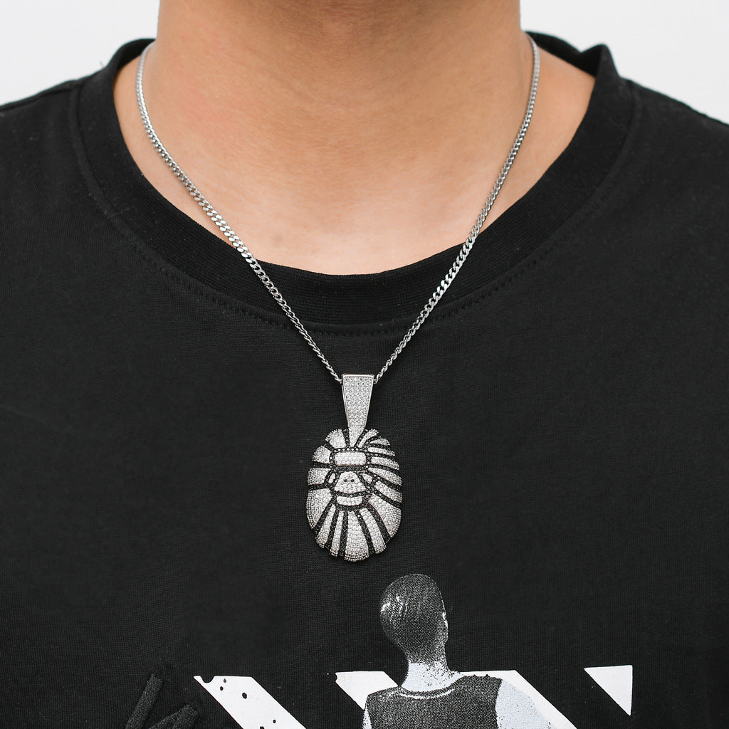 Hip Hop Fashion Copper Pendant Necklace for Men and Women