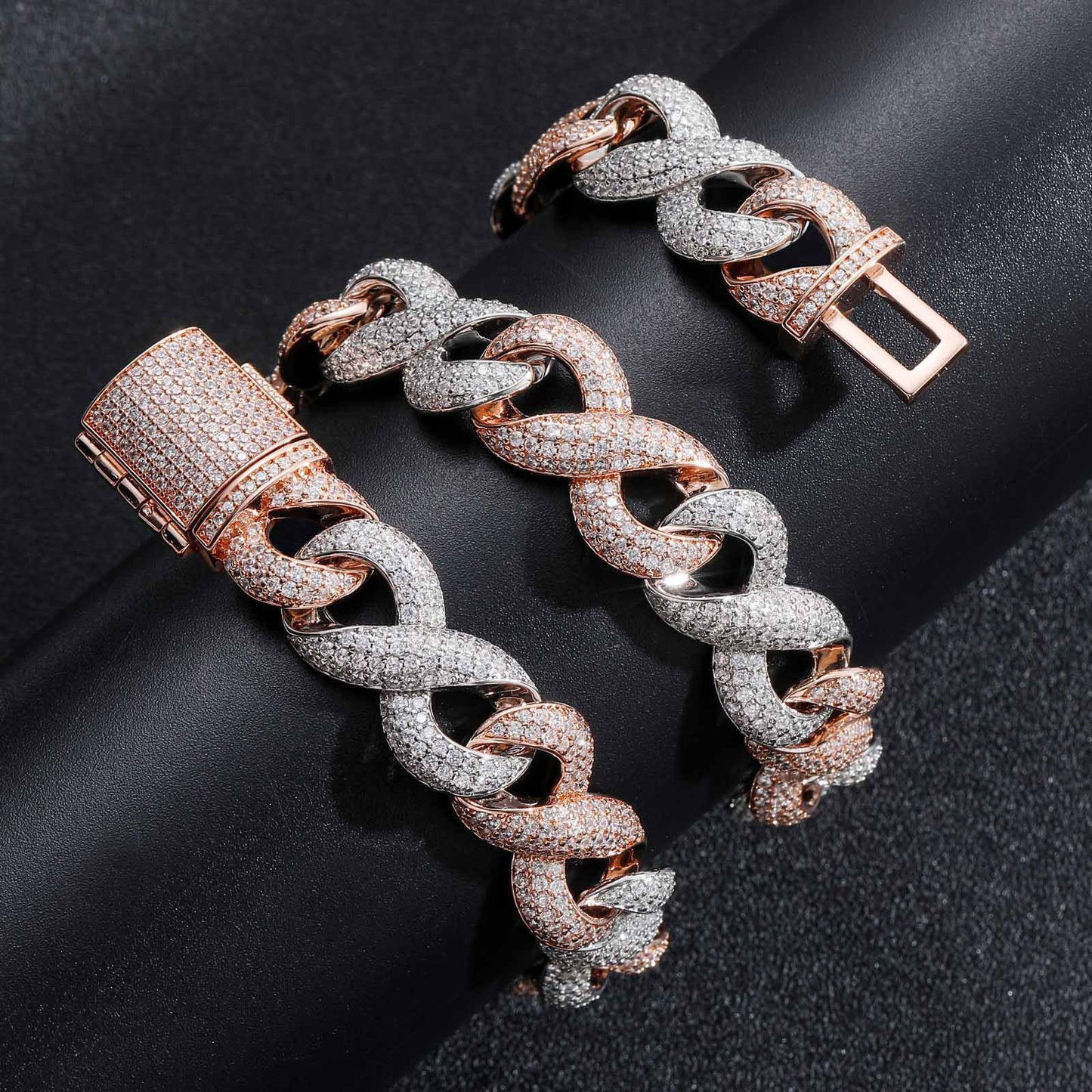 Hip Hop Cuban Link Copper Necklace for Men