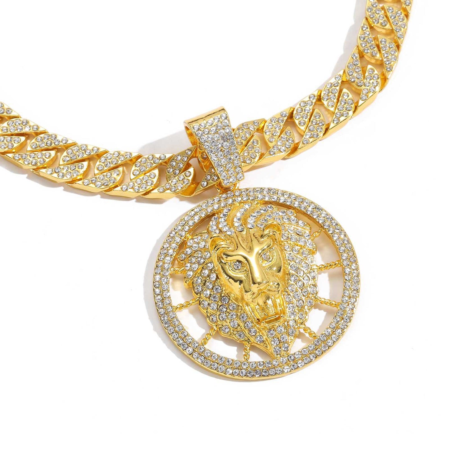 Hip Hop Cuban Link Alloy Bracelet for Men and Women