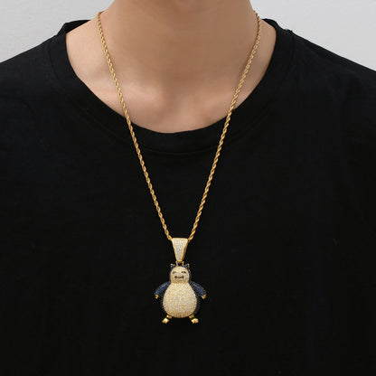 Hip Hop Fashion Copper Pendant Necklace for Men and Women