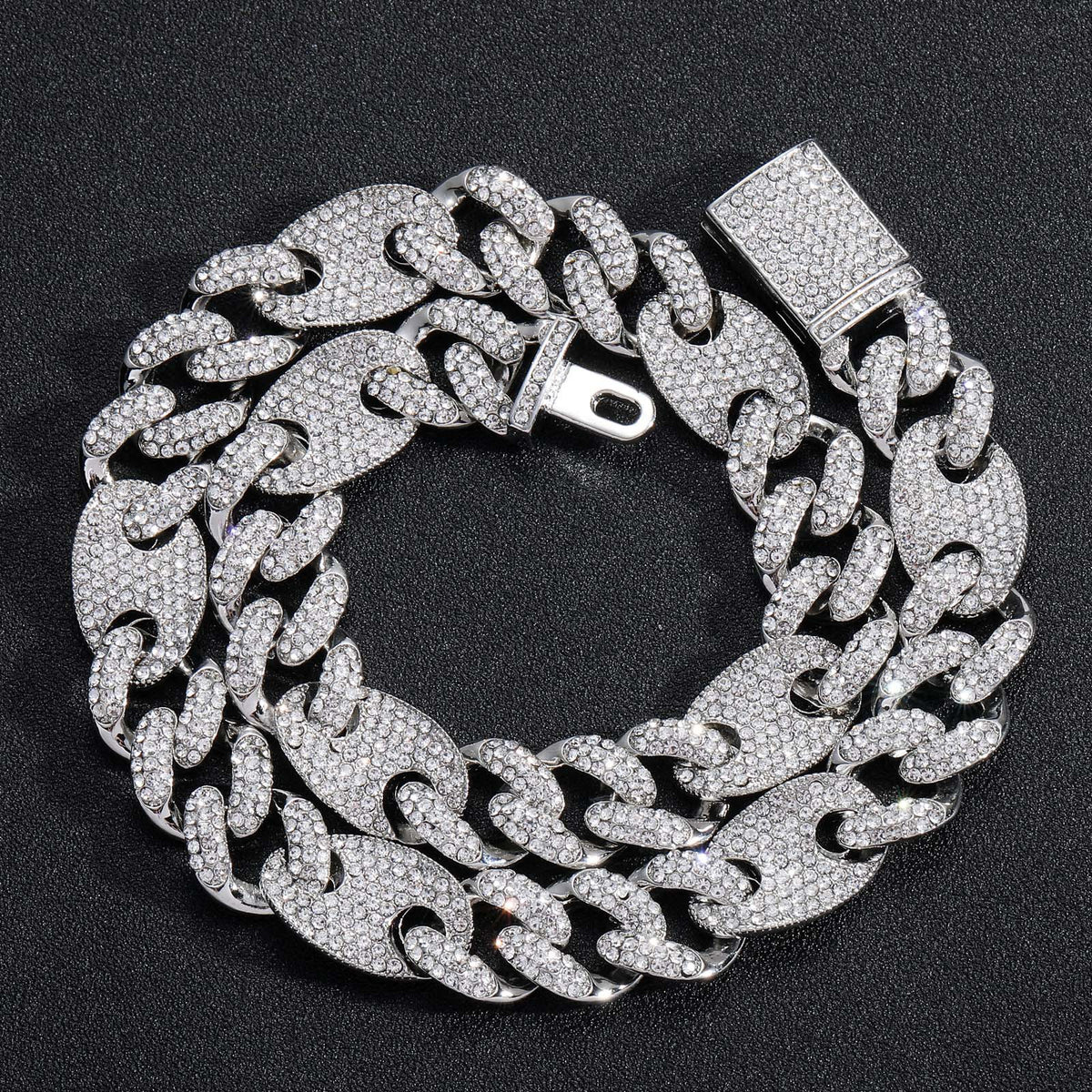 Hip Hop Cuban Link Alloy Necklace for Men product image