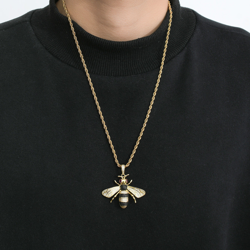 Hip Hop Fashion Copper Pendant Necklace for Men and Women