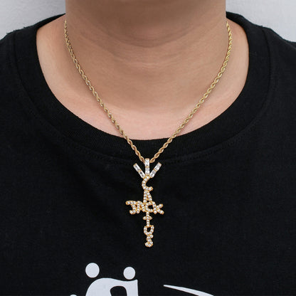 Hip Hop Fashion Copper Pendant Necklace for Men and Women