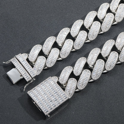 Hip Hop Cuban Link Copper Bracelet for Men
