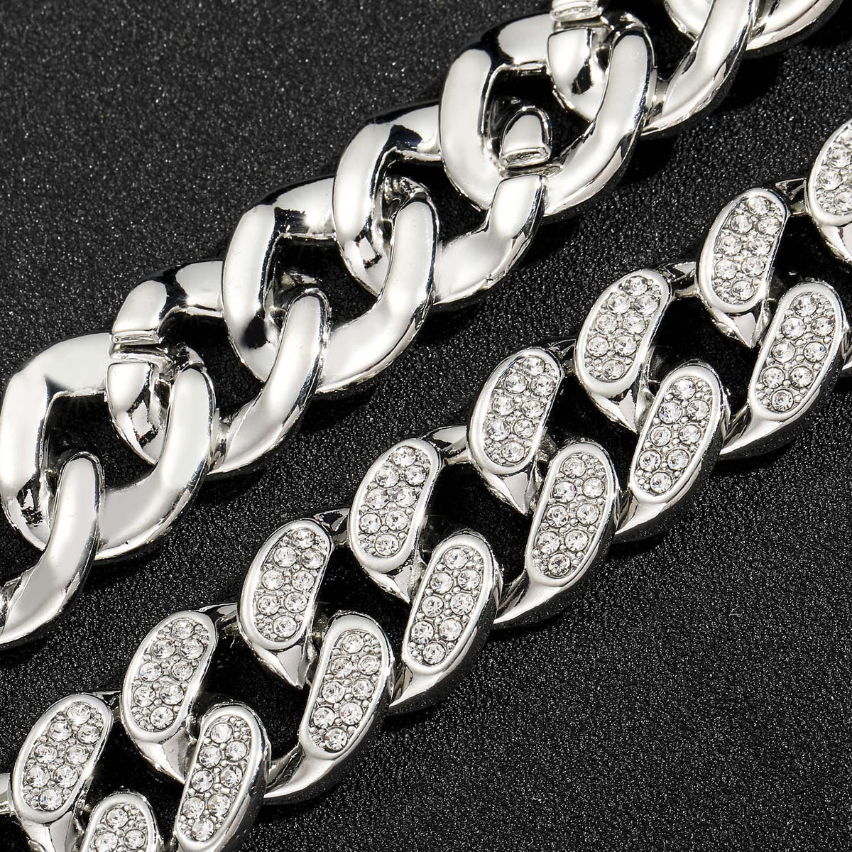 Hip Hop Cuban Link Alloy Necklace for Men product image