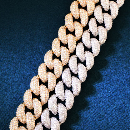 Iced Out Cuban Link Chain Necklace for Men Hip Hop