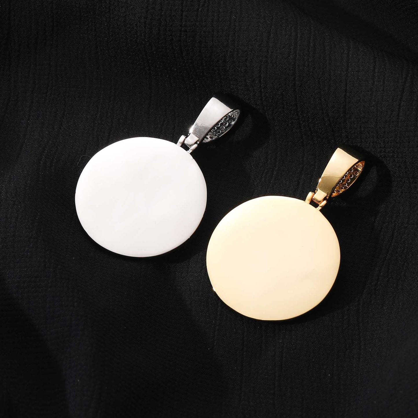 Hip Hop Fashion Cubic Zirconia Pendant Necklace for Men and Women