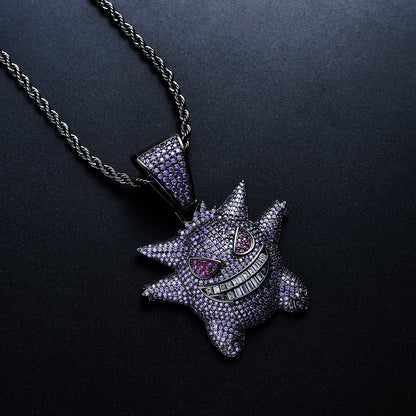 Hip Hop Fashion Copper Pendant Necklace for Men and Women