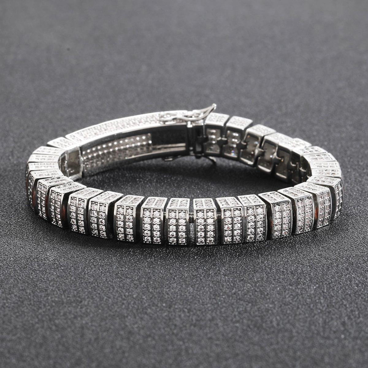 Hip Hop Fashion Cubic Zirconia Bracelet for Men and Women product image