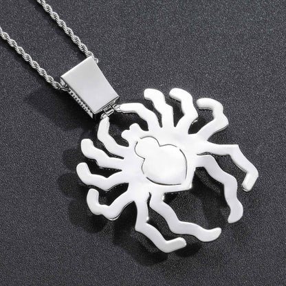 Hip Hop Fashion Cubic Zirconia Pendant Necklace for Men and Women