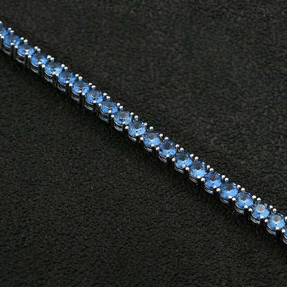 Hip Hop Light Luxury Fashion Cubic Zirconia Bracelet for Men and Women