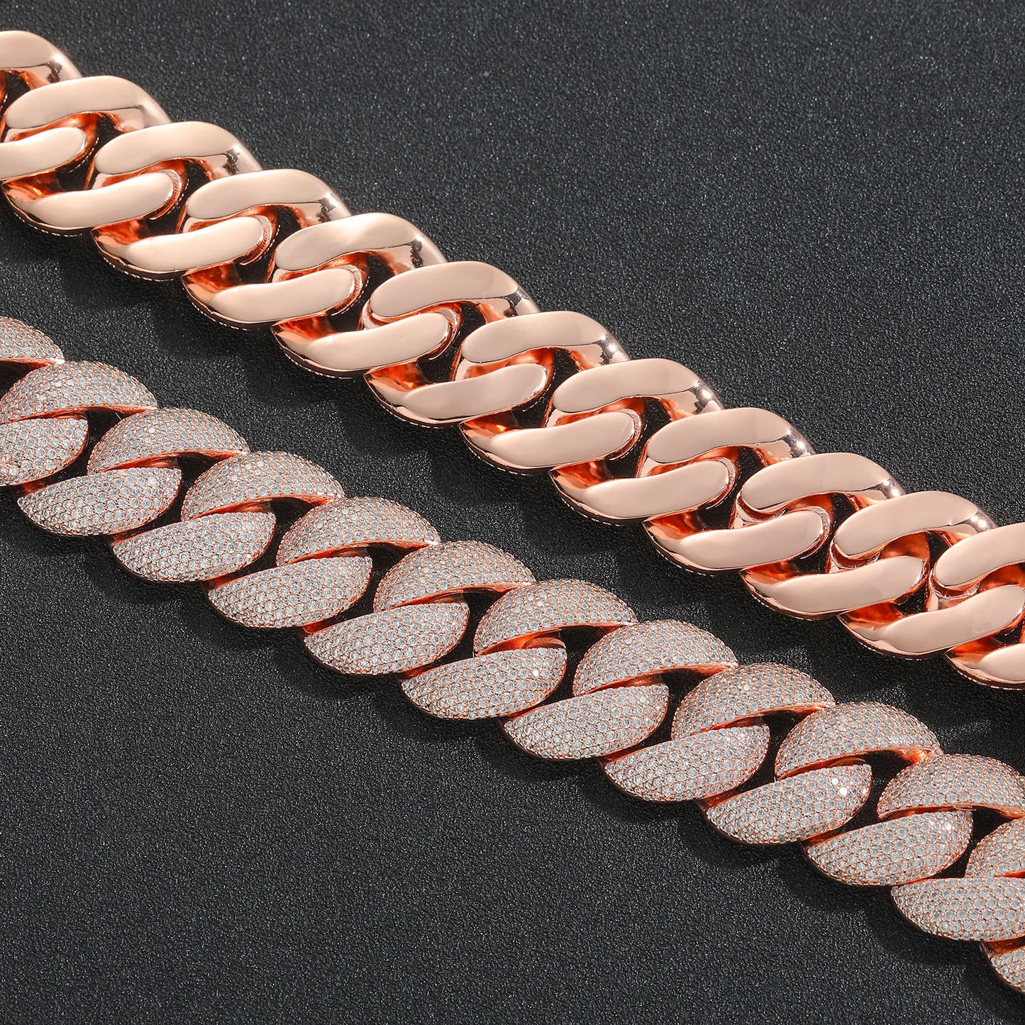 Hip Hop Minimalist Cuban Link Cubic Zirconia Bracelet for Men