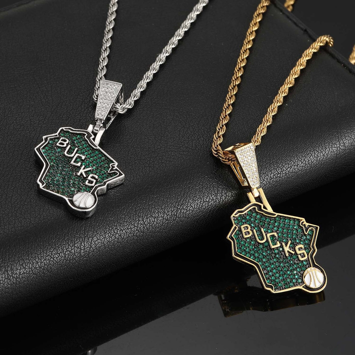 Hip Hop Tiger Copper Pendant Necklace for Men and Women