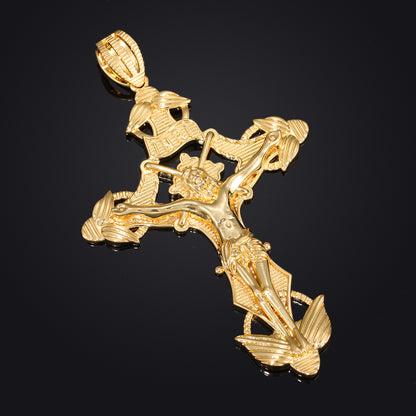 Vintage Cross Pendant Rope Chain Necklace for Women and Men - Hip Hop Streetwear Statement Jewelry