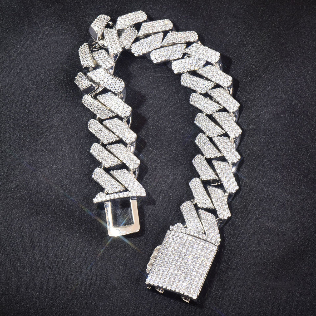 Iced Out Cuban Link Chain Necklace for Men Unisex Hip Hop product image