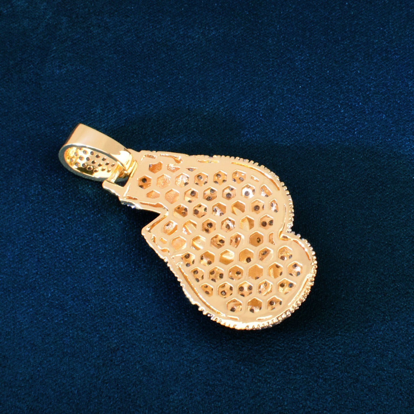 Iced Out Asymmetrical Pendant Necklace