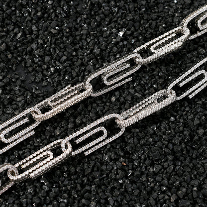 Hip Hop Fashion Cubic Zirconia Bracelet for Men