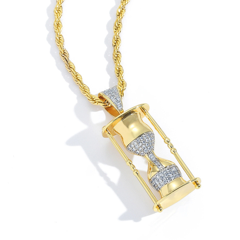 Hip Hop Fashion Copper Pendant Necklace for Men and Women