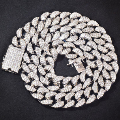 Iced Out Cuban Link Chain Necklace