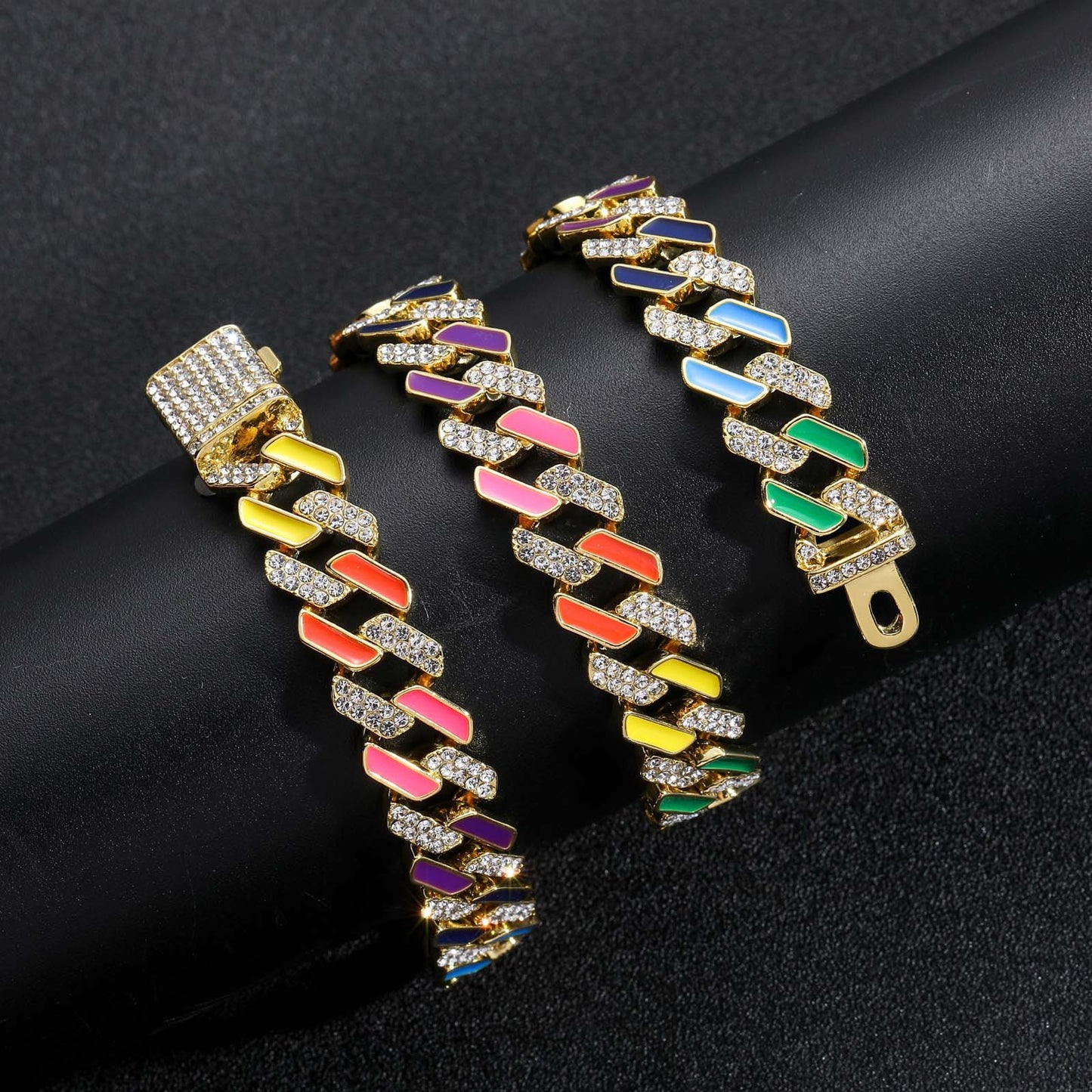 Hip Hop Punk Cuban Link Alloy Necklace for Men and Women