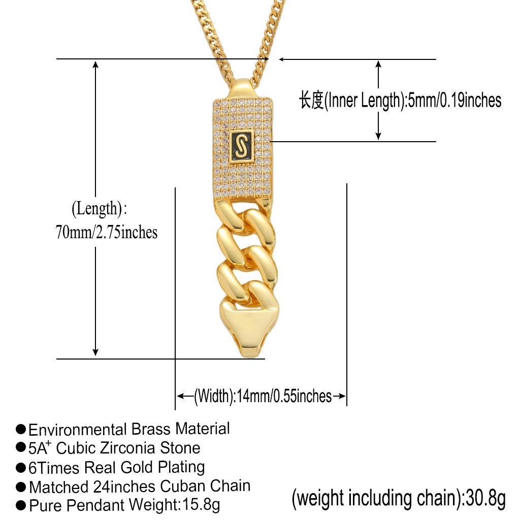 Hip Hop Cuban Link Stainless Steel Earrings for Women
