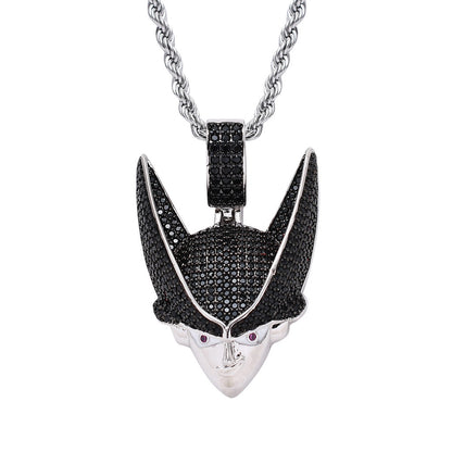 Hip Hop Dollar Money Bag Copper Pendant Necklace for Men and Women