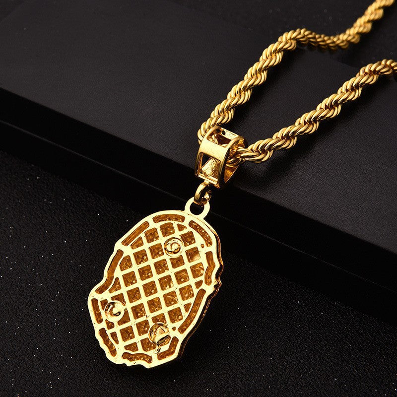 Hip Hop Fashion Alloy Pendant Necklace for Men and Women