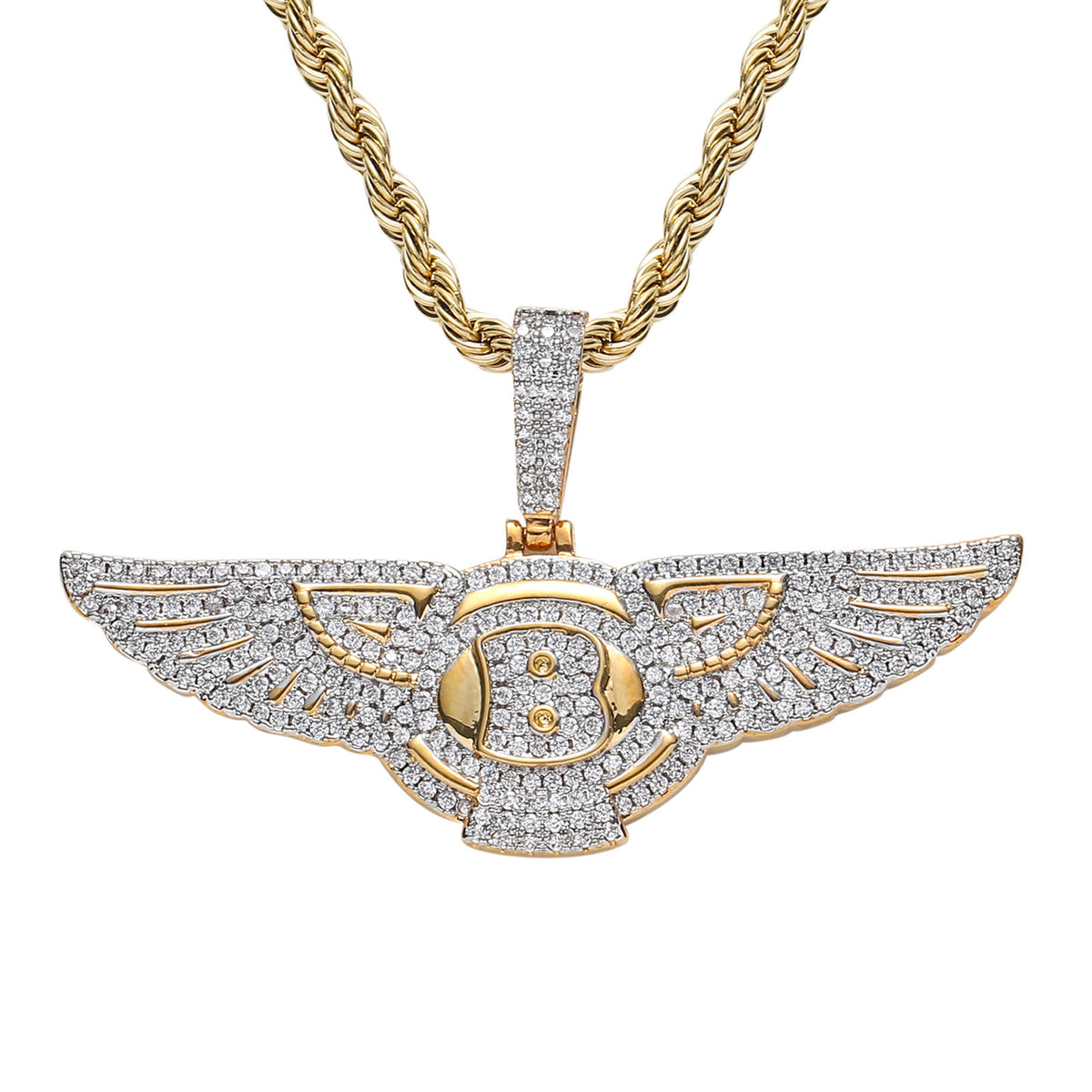 Hip Hop Fashion Cubic Zirconia Pendant Necklace for Men and Women product image