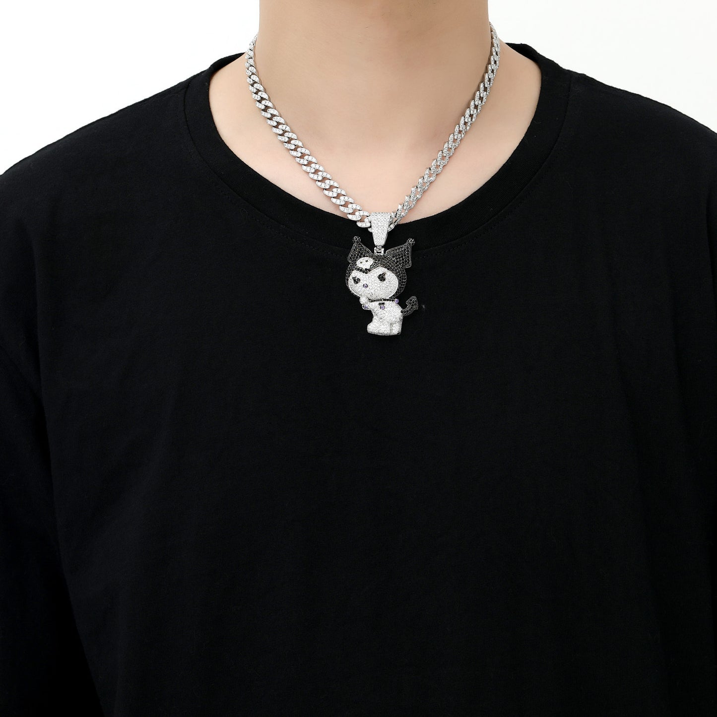 Hip Hop Fashion Copper Pendant Necklace for Men and Women