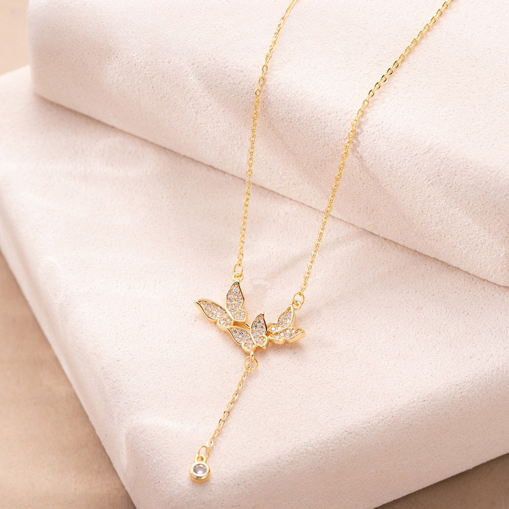 Elegant Circle Pendant Necklace for Women Sparkly Minimalist Layering Piece