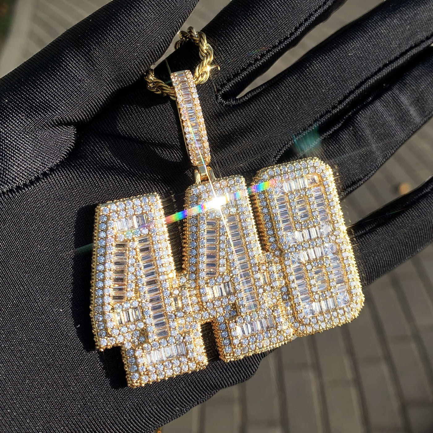 Iced Out 420 Pendant Necklace for Men