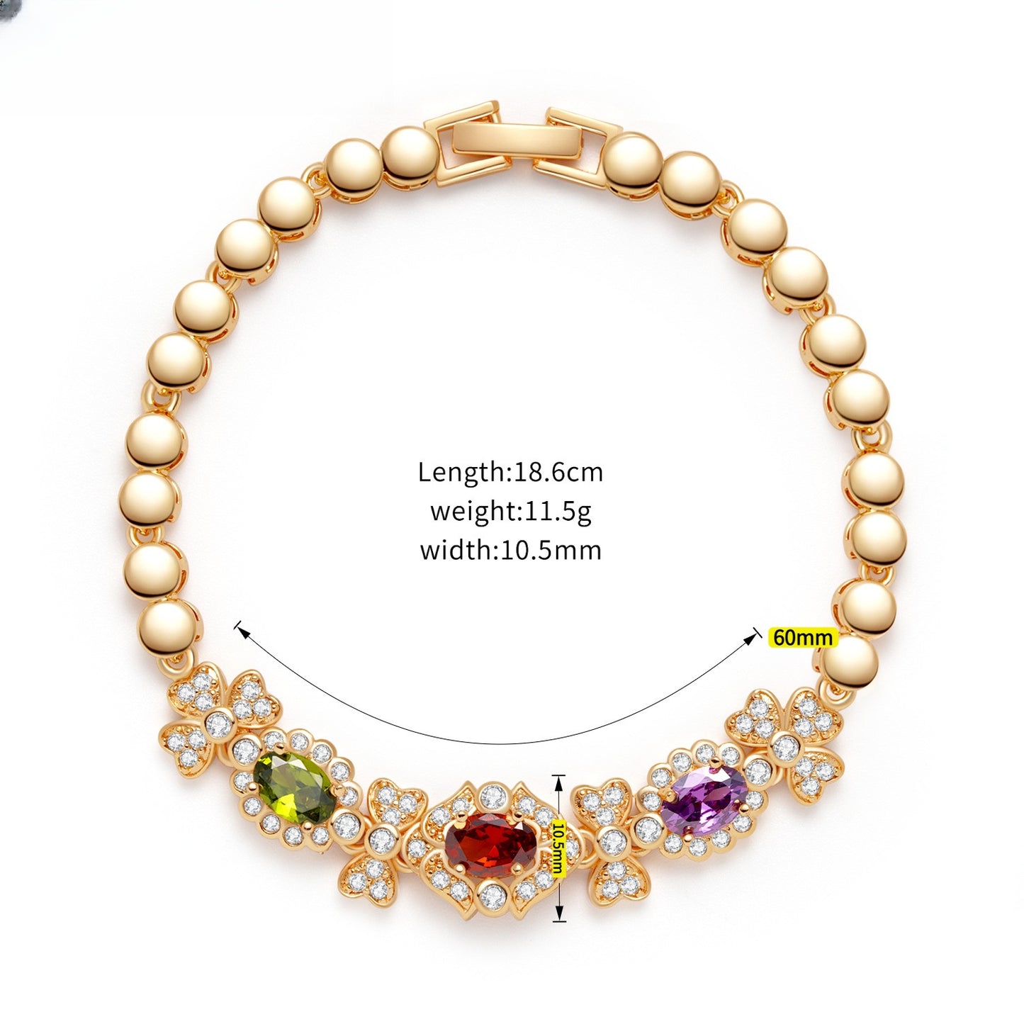 Butterfly Bow Cute Statement Bracelet for Women
