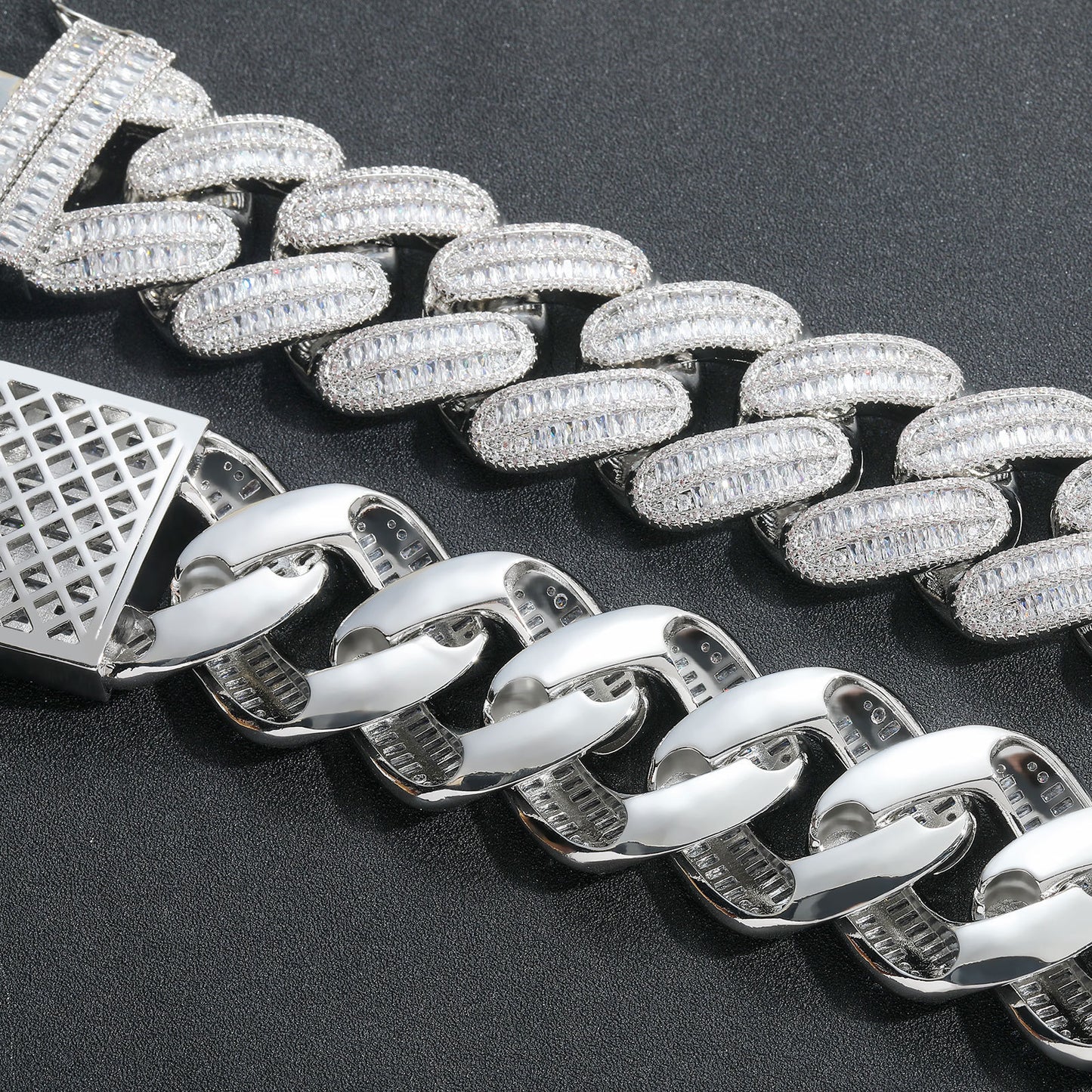 Hip Hop Cuban Link Copper Bracelet for Men