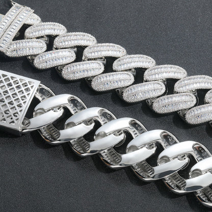 Hip Hop Cuban Link Copper Bracelet for Men