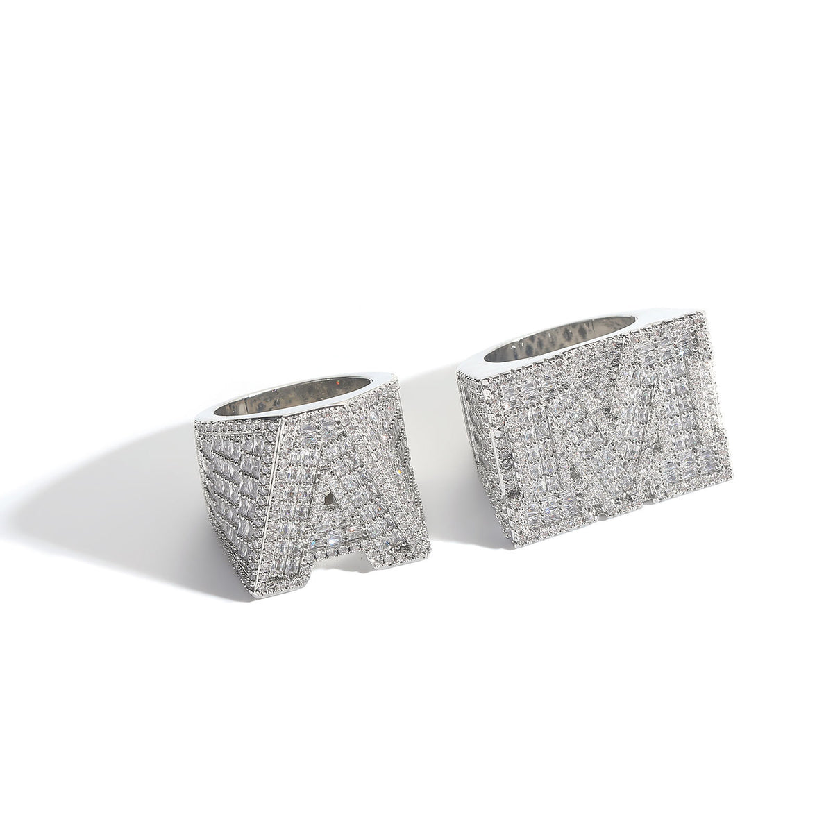 Hip Hop Cuban Link Cubic Zirconia Ring for Men product image