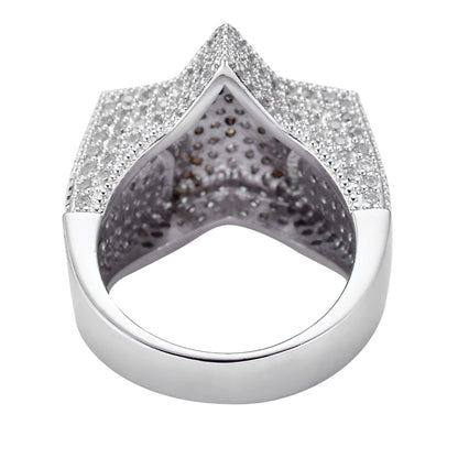 Light Luxury Star Copper Ring for Men and Women
