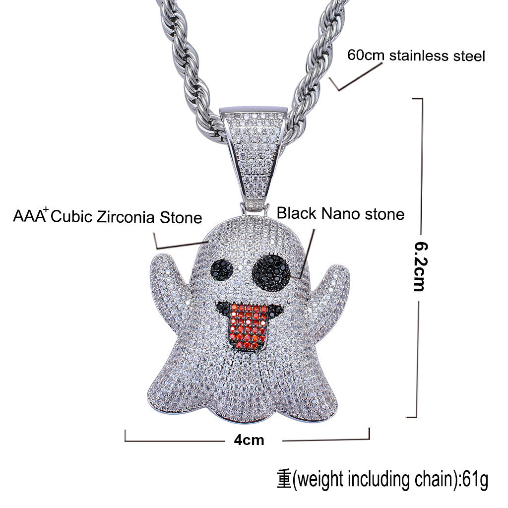 Hip Hop Fashion Copper Pendant Necklace for Men and Women